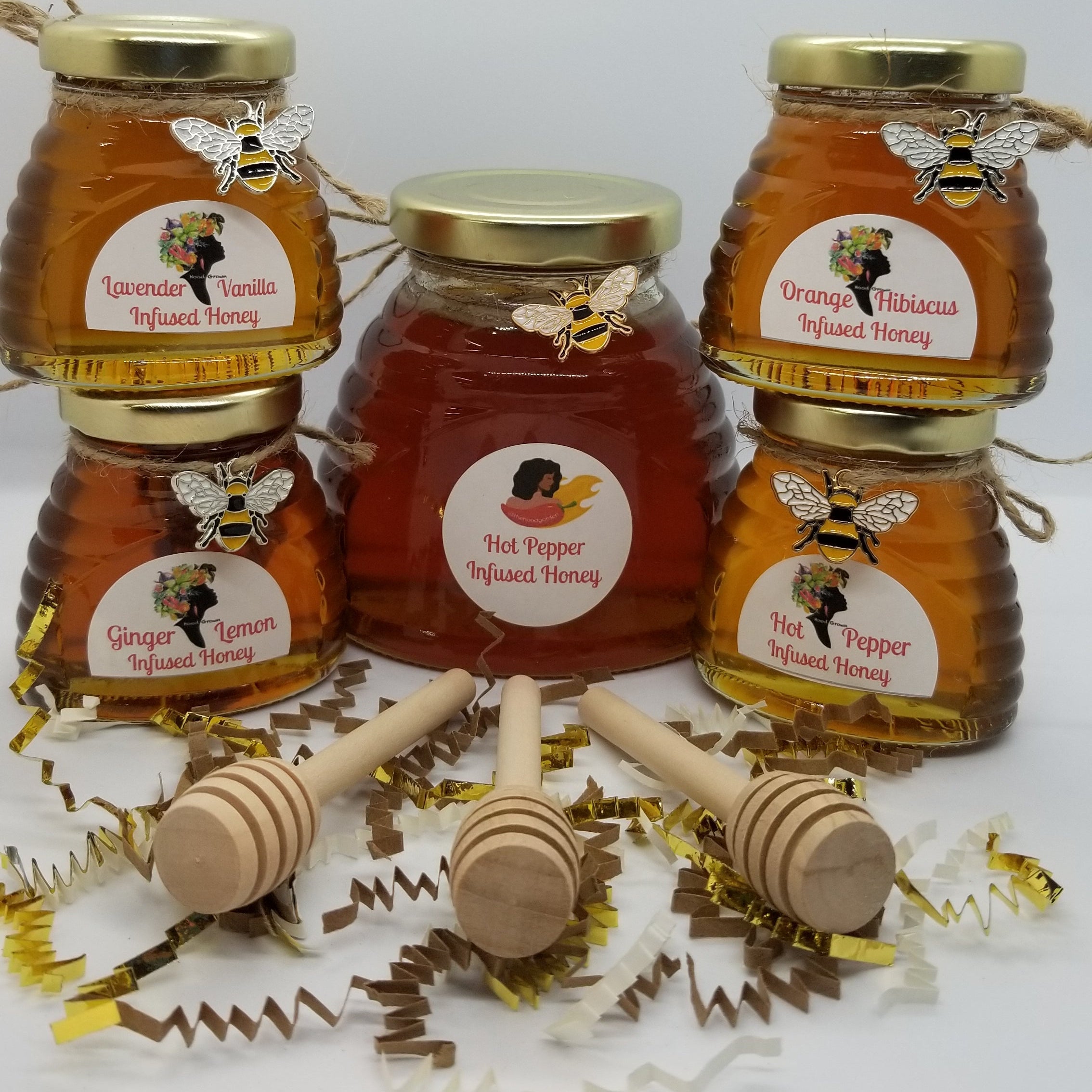 TheHoodGarden| Sustainable Small Batch| Raw & Infused Honey Collection