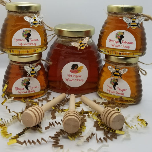 Hot Honey | Small-Batch Raw Honey Infused with Homegrown Peppers