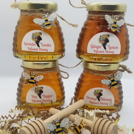 Citrus Glow Infused Raw Honey | Orange, Lemon, Ginger & Vanilla