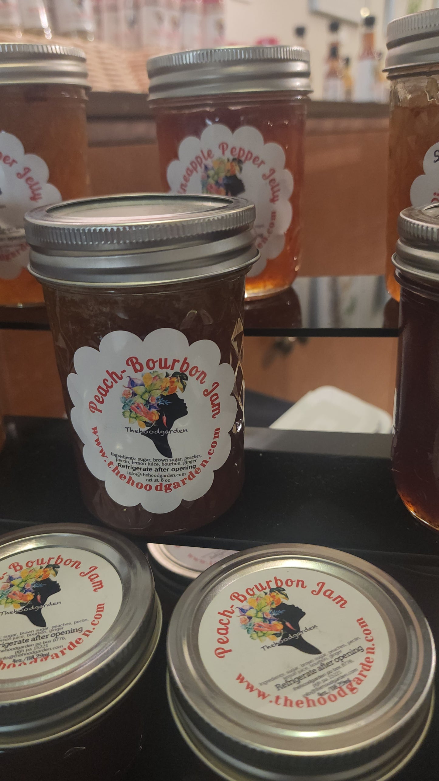 Peach Bourbon Jam