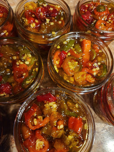 Mixed Candied Hot Peppers