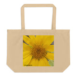 Sunflower Large organic tote bag