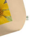 Sunflower Large organic tote bag
